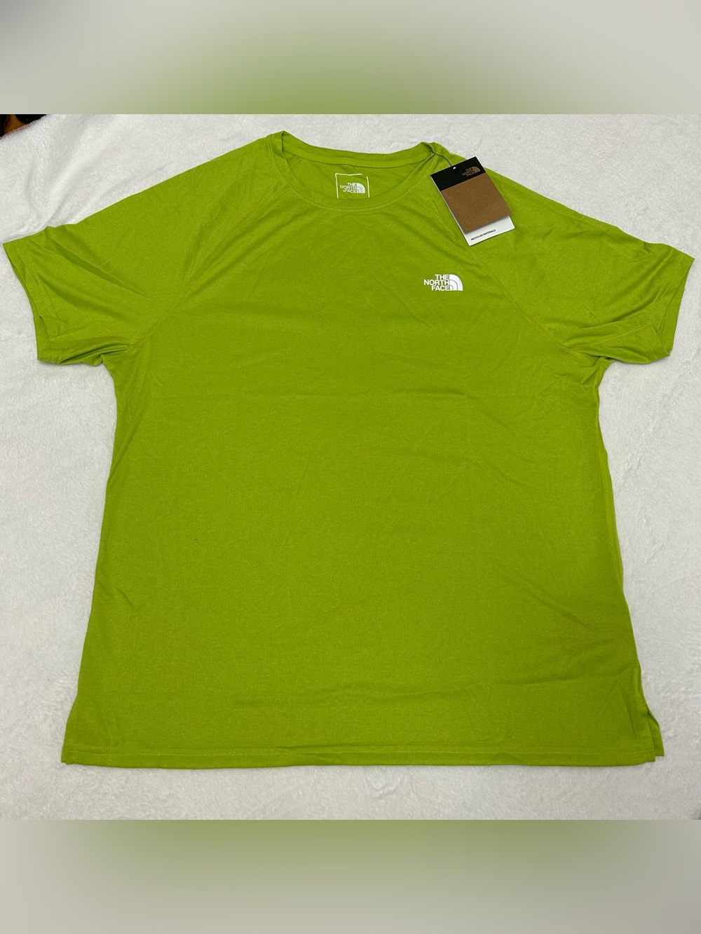 The North Face Men’s Neon Green Short-Sleeve Crew Tee